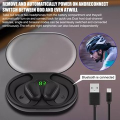 TWS Bluetooth 5.3 Headset Wireless Earphones Earbuds Stereo Headphones Ear Hook