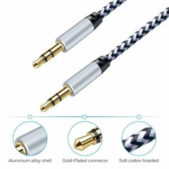 2PCS AUX Cable 3.5mm Jack Male to Male Stereo Audio Cord for PC iPod Car iPhone