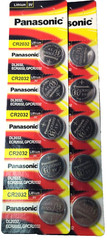 CR2032 PANASONIC 10PK 3V LITHIUM (GREAT EXP 12/34) DL2032 ECR2032 FREE SHIP&TRAK