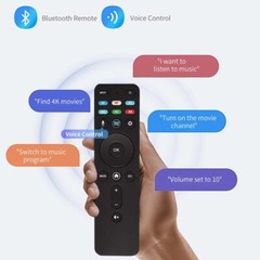 2Pcs Voice remote For ALL Vizio smart TV D/ V/ M sereis VUDU/NETFLIX/XUMO/HULU
