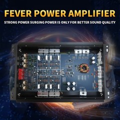 4 Channel Car Amplifier 8000W Peak Class AB 12V Universal Amp Speaker Subwoofer