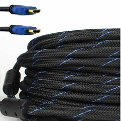 Premium 25ft HDMI Cable 1.3 Bluray 3D TV DVD PS3 HDTV Xbox LCD LED 1080P BLUE