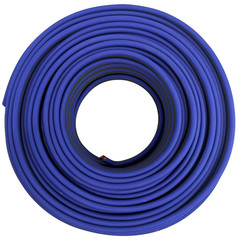 25 ft TRUE 10 Ga OFC AWG BLUE/BK Sky High Car Audio Speaker Wire Home Audio