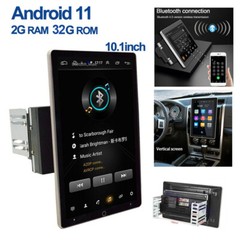 10.1″ Android 11 32G Rotate Vertical Screen WIFI Car Radio Stereo BT Head Unit