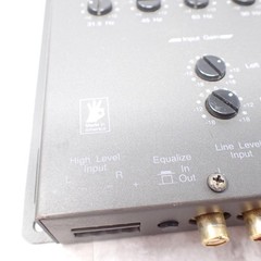 AudioControl EQX Series II Car Audio Equalizer 2-Way 24dB USA Crossover no cords