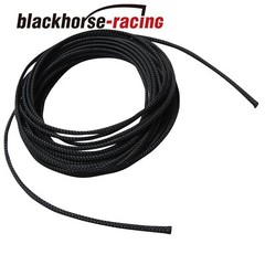 100 FT 1/8″ Expandable Wire Cable Sleeving Sheathing Braided Loom Tubing Black