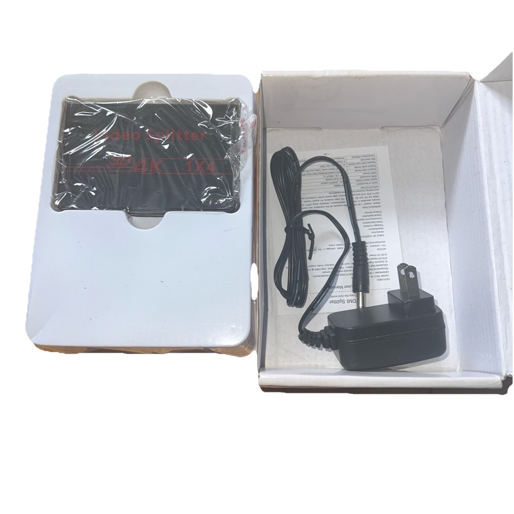 4K HDMI 2.0 Cable Repeater Mirror Splitter Amplifier HUB Box 3D 1 In 4 Out 1×4
