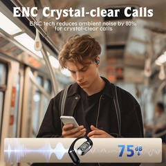 Open Ear Headphones,Over Ear Earbuds with Ergonomic Earhook,Bluetooth Headphones