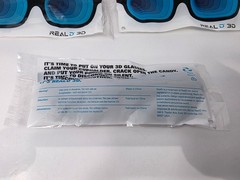 Lot of 5x Brand New Real D 3D Glasses ADULT Size PN: 0030109-001 ***