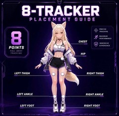 Slimevr Full Body Tracking FBT VRCHAT VR 11 Trackers 8+3 ICM42688 Vive