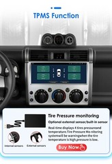 12.3″ 8+128GB Carplay & Android Auto Radio For Toyota FJ Cruiser 2006-2021+AHD E
