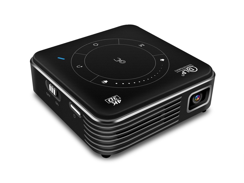 Smart Mini Projector Android 9.0 1080P 4K WiFi Bluetooth Portable Home Theater