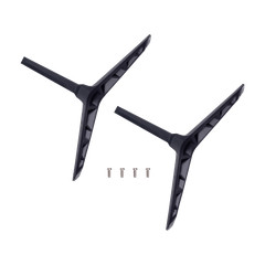 Black TV Base Stand Legs Feets w/ Screw For VIZIO TV V405-H19 D40F-G9 40″ Class