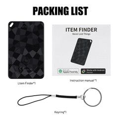 Smart Wallet Tracker Card Wireless GPS Finder for iPhone Find My App / Android