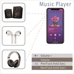 BT Multimedia Remote for iOS Android Music Player Volume Control