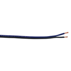 25 ft TRUE 10 Ga OFC AWG BLUE/BK Sky High Car Audio Speaker Wire Home Audio