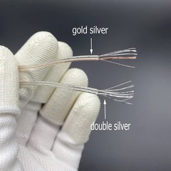 15FT 22/24/26/30 AWG 2P Transparent Parallel Copper Core Wire