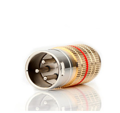 2/4 pcs 3pin Rhodium Plated Male/Female XLR Plug Audio Balanced Cable Connector