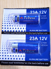 2 x Tcbest 23A A23 12v Alkaline Battery MN21 MN23 L1028 23A 23GA EXP. 12/2029