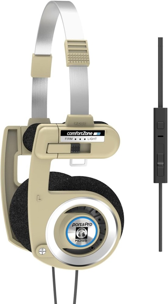 Koss Porta Pro Limited Edition Rhythm Beige On-Ear Headphones in-Line Volume