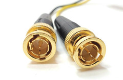 5 Ft S-Video Cable Male / Dual BNC Male L-COM CCD244MB-5 – NEW!