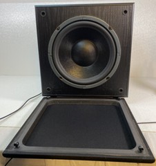 Pinnacle Powered 10” Subwoofer Black 13”X13”X13” 200W Tested