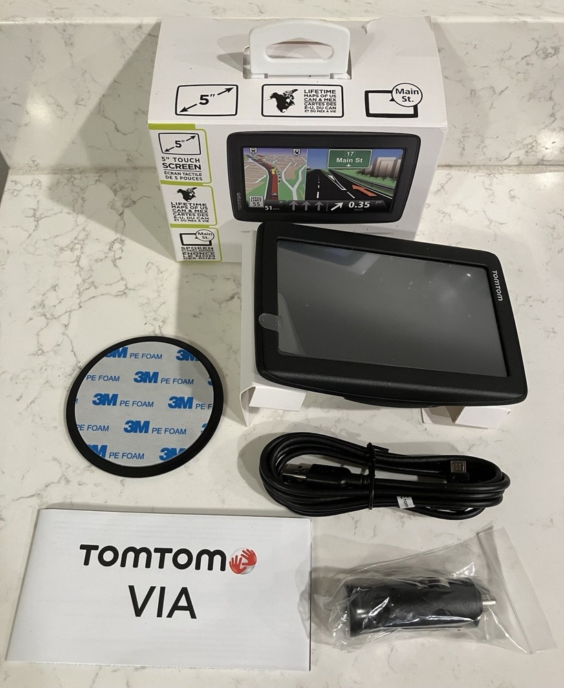 TomTom VIA 1515M 5 inch GPS Navigator – Black/Gray