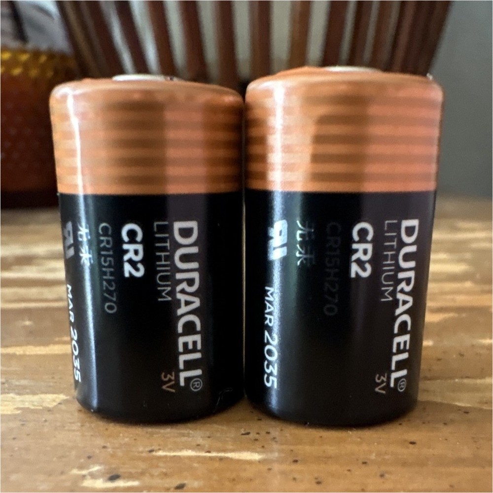 Duracell CR2 3V Lithium Battery 2-Pack (CR15H270) Exp Mar 2035