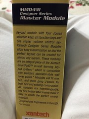 Xantech MMD 4W Master Module Keypad Designer Series