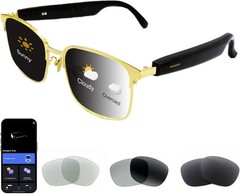 24k gold-plated frame,AI translation smart glasses with chat GPT Bluetooth ma…