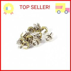 uxcell 10 Pcs Panel Mount 3.5mm 1/8″ Female Stereo Audio Phone Jack Connector