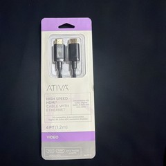 Ativa HDMI High Speed Cable with Ethernet 4ft 1.2 meters 1080P/4K