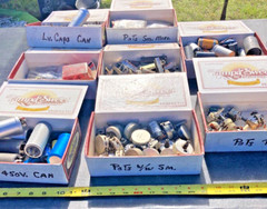 Vintage Electrical Parts Lot Capacitor Resistor Switch 8 Tampa Sweet Boxes Lot
