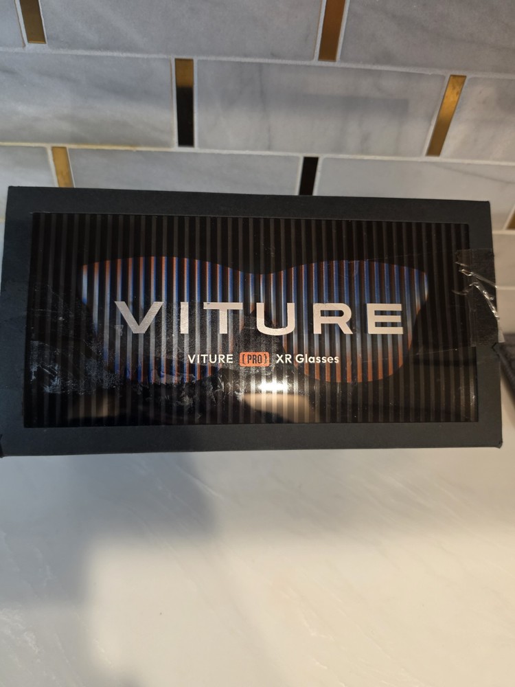 VITURE Pro XR Video Glasses Black w/ Hard Case & USB-C Cable