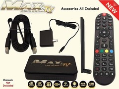 MAXTV GOLD PRO 5G 4K Quad Core 64 Bit ANDROID 9.1 (2023) UPDATED ,MORE POWERFUL