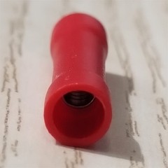1000pcs Red Fully Insulated 22-16AWG Wire Crimp Butt Connectors Splice Terminals