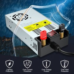 Upgraded 110V to 12V Converter ,New Version with On/Off Switch, AC to DC Power S