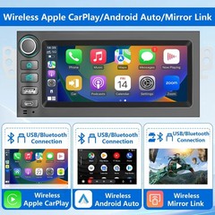 For GMC Chevy Tahoe Yukon Suburban 1995-2002 Apple Carplay Car Stereo Radio GPS