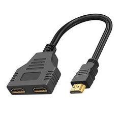 4K HDMI Cable Splitter Adapter 2.0 Converter 1 In 2 Out 1 Male to 2 Female lot