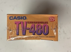 New Sealed Vintage Casio TV-480 LCD Color Television 2.2″ Handheld Mini TV480