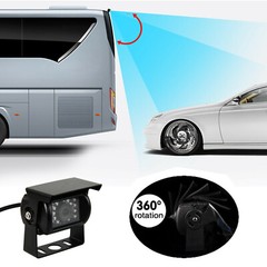 5″ Backup Monitor Car Rear View Reversing Camera Kit + 10m AV Cable for Truck RV