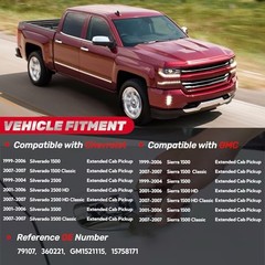 Extended Cab Exterior Door Handle Rear Right Passenger Side for 1999 2000 2001
