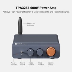 Fosi Audio BT20A Pro Bluetooth Amplifier 300W x2 Home Audio Receiver