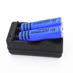 2x 3.7V 3000mAh Multipurpose Li-ion Batteries Rechargeable Battery+Dual Charger