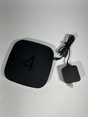Roku 4 4400X HD & 4K UHD Streaming Media Player -Black Tested w/ Cord