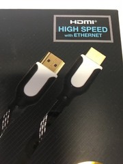 HDMI FIBER CABLE/CORD 6FT TANGLE FREE HIGH SPEED W/ETHERNET 1080P 3D VIDEO 24KT