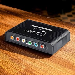 5 RCA Ypbpr Component Coaxial Audio to HDMI Video Converter for DVD PS2 XbAr