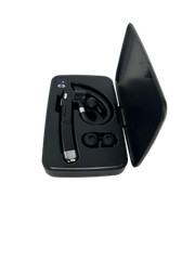 Bluetooth Wireless Ear Hook Headset with Charging Case & Digital Display Black