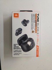 JBL Tune Buds 2 Wireless Spatial Sound In-Ear Headphones – Black (New)