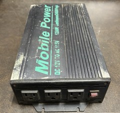 Mobile Power 1200W/2400W 12V to 115V Car Power Inverter Fan On/Off Switch